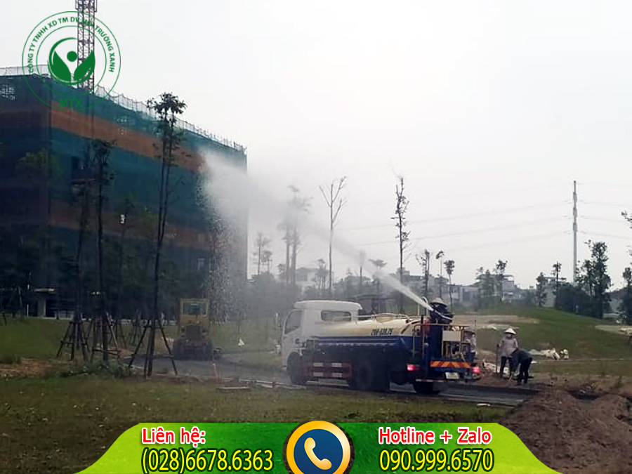Giá cho thuê xe bồn chở nước tưới nước rửa đường tốt nhất miền Nam