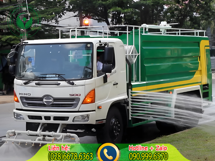 Cho thu&ecirc; xe chở nước biển