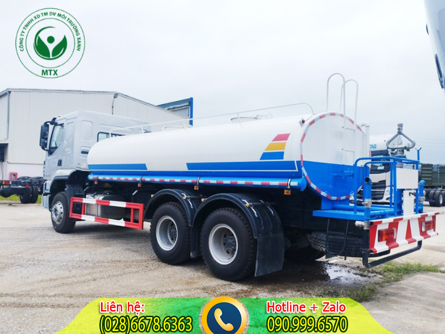 Đơn vị cho thuê xe bồn chở nước sạch với quy trình chuẩn