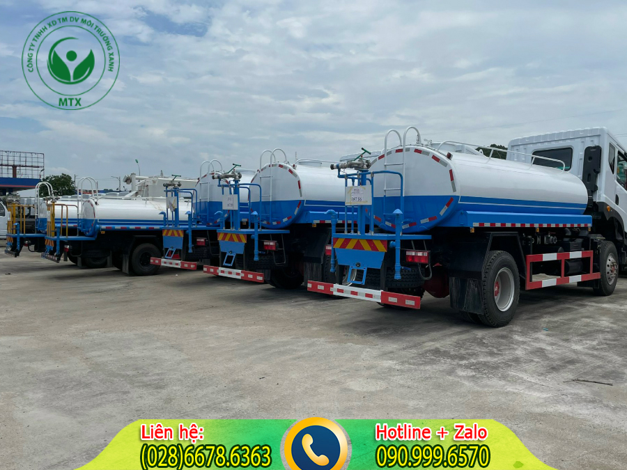 Dịch vụ cho thu&ecirc; xe bồn chở nước MTX với nhiều ưu điểm