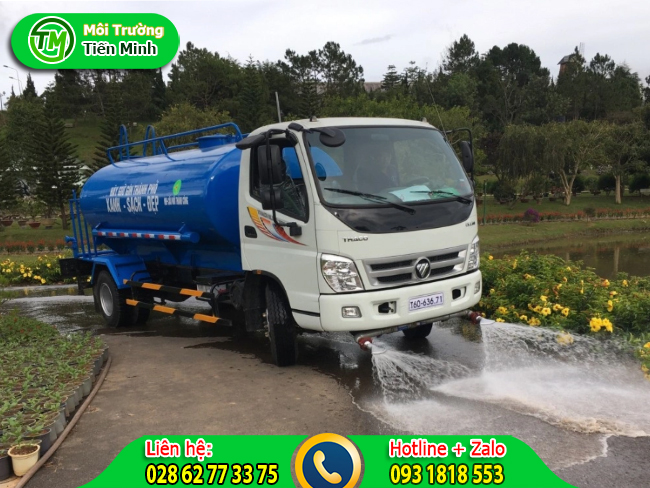 Cho thuê xe bồn chở nước sạch