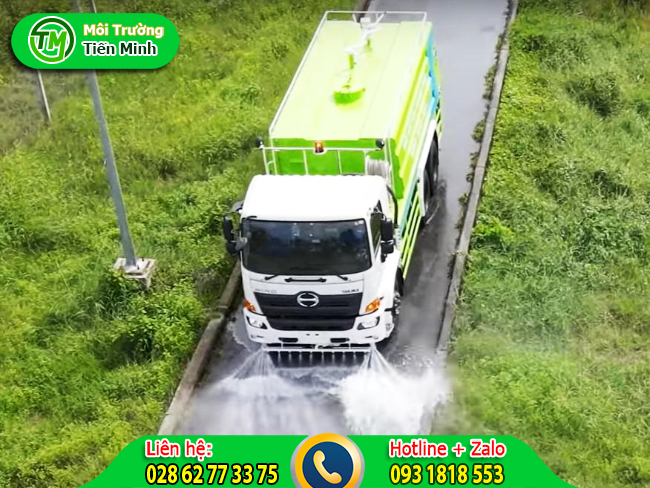 Cho thuê xe bồn chở nước sạch tiện lợi